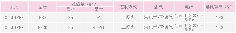 BS2D燃氣燃燒器