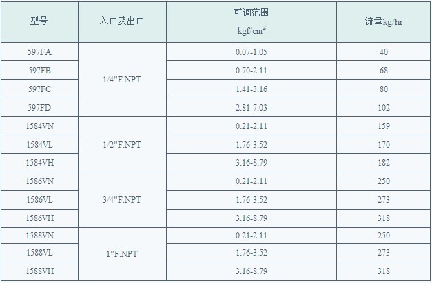 Rego減壓閥