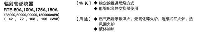 正英輻射管燃燒器